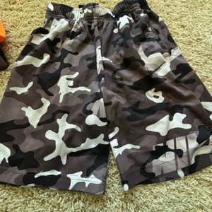 2 pairs Boys large Nike dry fit shorts